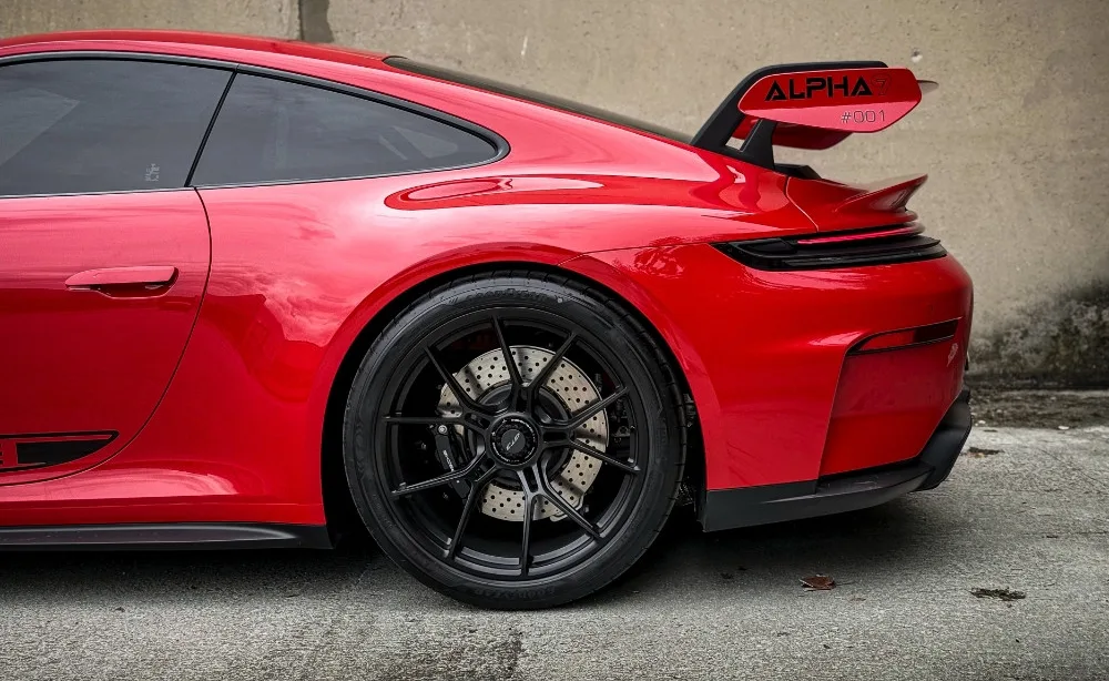 Porsche 911 GT3 Clubsport — felga i bok